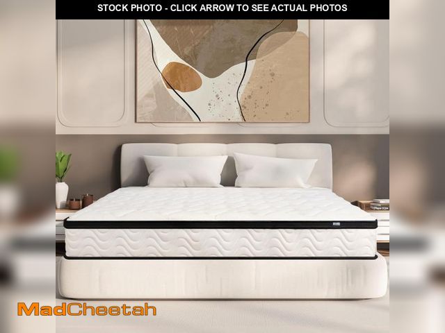 Lot 74-12242185 - MOLBIUS Full Size Mattress in a Box | Full Mattresses 12 Inch Hybrid | Medium Firm Memory Foam and I...