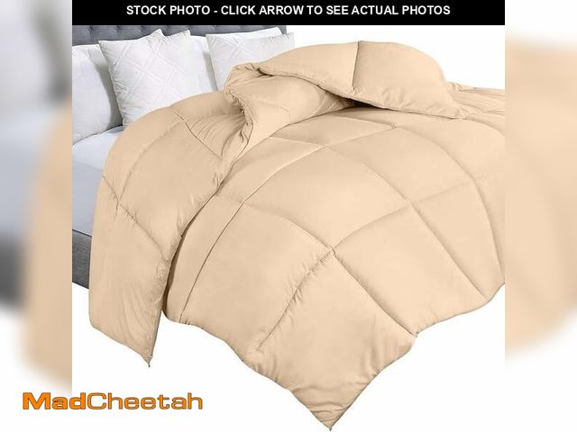 Lot 74-12670062 - Comforter Duvet Insert, Quilted Comforter with Corner Tabs, Box Stitched Down Alternative Comforters...