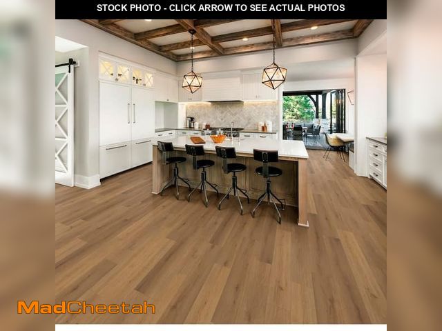 Lot 74-12884103 - Lina Ridge Oak 12 MIL x 7 in. W x 48 in. L Waterproof Click Lock Luxury Vinyl Plank Flooring (23.8 s...
