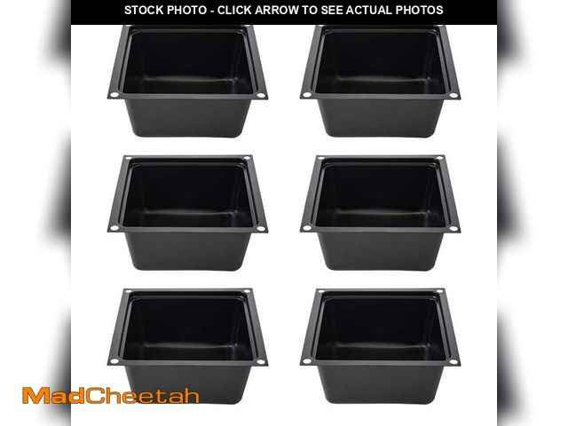 Lot 74-14319473 - 15 in. Black Plastic Multi-Purpose Utility Tub Box (6-Pack) - UNUSED