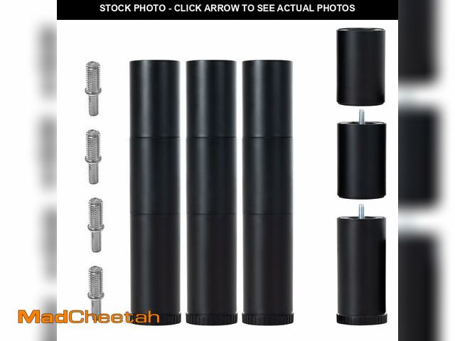 Lot 74-14339600 - Skuehod Adjustable Bed Legs Replacement for Adjustable Bed Base Frame, 4 Kind Threads Include,12 inc...