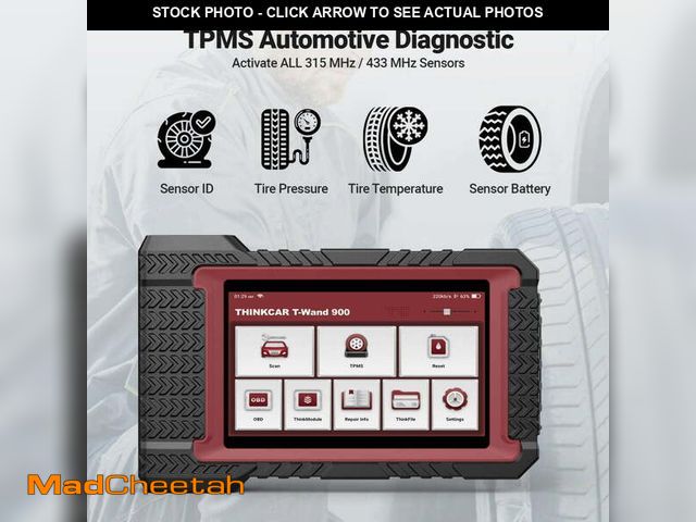 Lot 74-12994343 - THINKCAR TWAND 900 - Full System Diagnostic Scan Tool Sensor Relearn and Program TPMS Reset - UNUSED