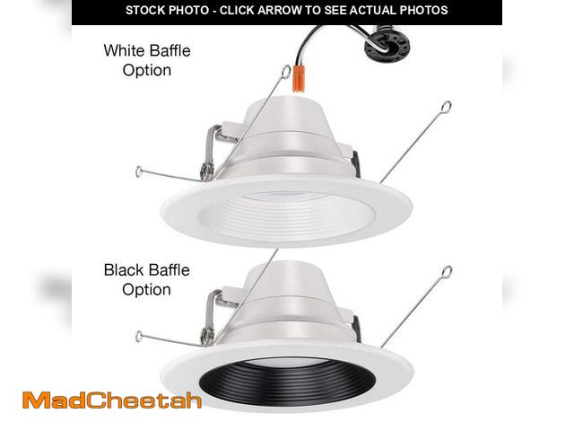 Lot 74-13026514 - Commercial Electric 6 in. 30 Lighting Options Integrated LED Recessed Light Trim Adjustable CCT New ...