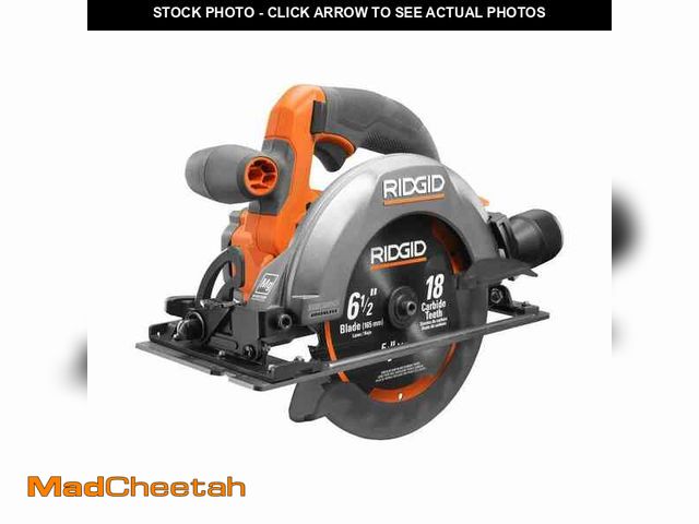 Lot 74-13800801 - RIDGID 18V SubCompact Brushless Cordless 6-1/2 in. Circular Saw (Tool Only) - USED