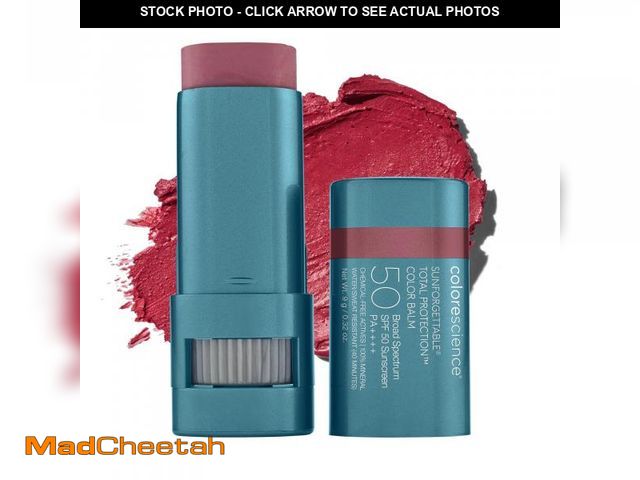 Lot 74-12305054 - Colorescience Sunforgettable Total Protection Color Balm SPF 50, for Cheeks &amp; Lips | Berry - USE...