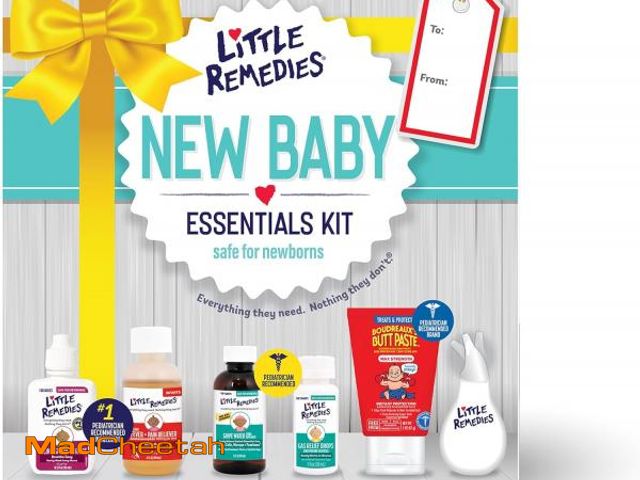 Lot 74-12438785 - Little Remedies, New Baby Essentials Kit, 6 Newborn Essentials, Saline Nasal Spray, Gas Relief Drops...