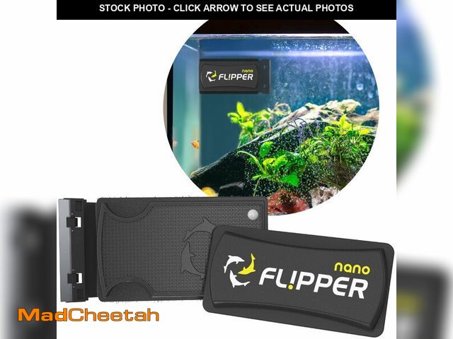 Lot 74-14267142 - Flipper Nano Aquarium Algae Cleaner For Glass Tanks Only Upto 1/4-Inch Ã¢â¬Â¦ - UNUSED