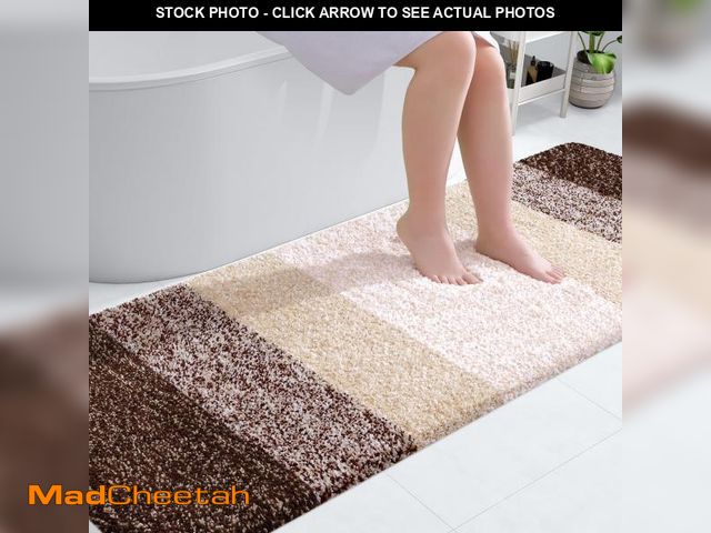 Lot 74-11554640 - OLANLY Bathroom Runner Rugs 70x24, Extra Soft Absorbent Microfiber Bath Rugs, Rubber Backing, Quick ...