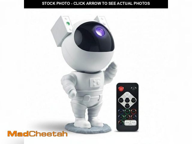 Lot 74-12412363 - Unbranded 9.25 in. Sound React Multi-Color Integrated T10 1W LED Astronaut Galaxy Night Light - USED