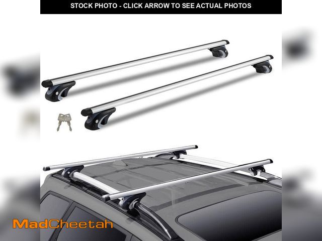 Lot 74-14254688 - SKYSHALO Universal Roof Rack Cross Bars, 54 in. Aluminum Roof Rack Crossbars, Existing Raised Side R...