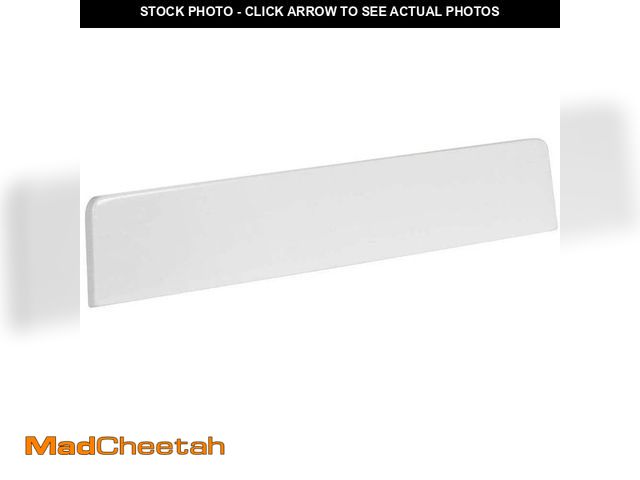 Lot 74-14222830 - Glacier Bay 17.6 in. W Composite Vanity Sidesplash in White - UNUSED