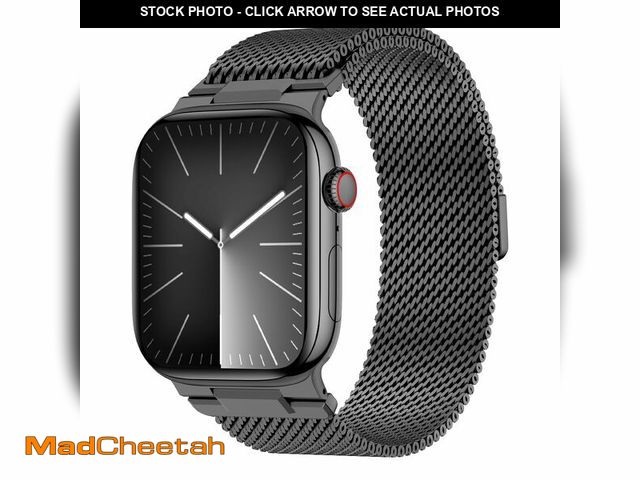 Lot 74-14269256 - KYISGOS Milanese Loop Band Compatible with Apple Watch Band 49mm 46mm 45mm 44mm 42mm Men Women, Magn...