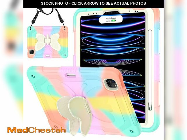 Lot 74-14209592 - HOGENL for iPad Pro 11 inch Case for Kids Girl with Pencil Holder,for iPad Air 5th/4th Generation Ca...