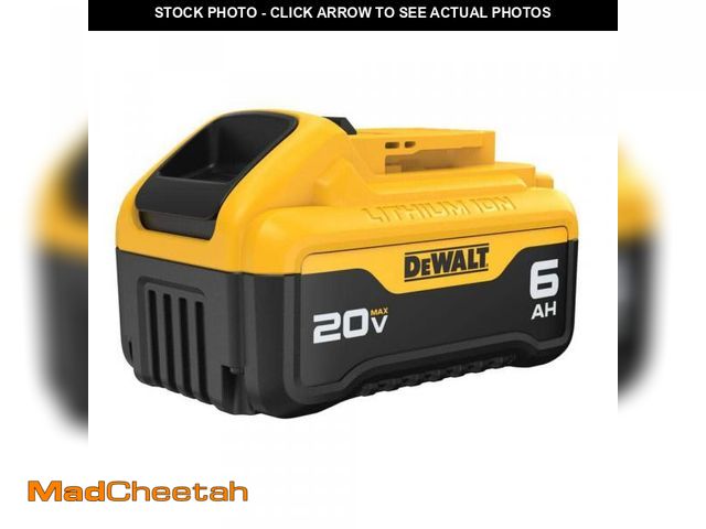 Lot 74-11825706 - DEWALT 20V MAX Premium Lithium-Ion 6.0Ah Battery Pack - UNUSED