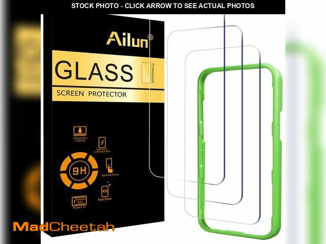 Lot 74-14044784 - Ailun 3 Pack Screen Protector for iPhone 17 / iPhone 16 Pro [6.3 inch] with Installation Frame, Dyna...