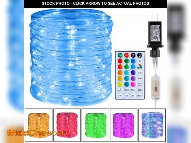 Lot 74-12118102 - Minetom Color Changing Rope Lights: 72 Ft 220 LED Outdoor String Lights with Plug | Big Twinkle Ligh...