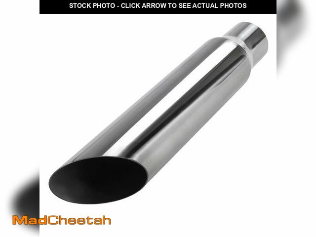 Lot 74-14154258 - Upower Exhaust Tip 2.25" Inlet 3" Outlet 16" Long Weld On Tailpipe 2 1/4" to 3" for Car Trucks Unive...