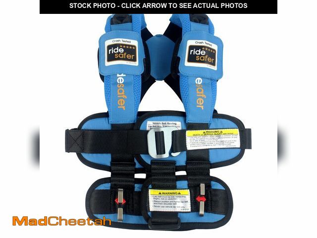 Lot 74-12607082 - RideSafer - Small Blue, Lightweight, Compact, Portable Car Seat - Perfect for Travel and Everyday Ch...