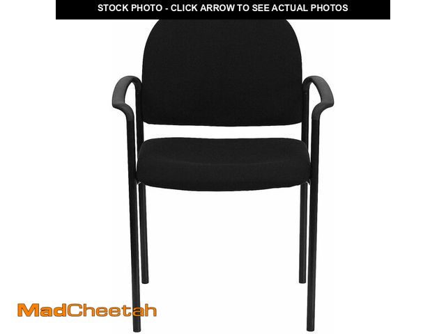 Lot 74-14305565 - Flash Furniture Tiffany Side Reception Chair with Armrests, Stackable Fabric Waiting Room Chair for ...
