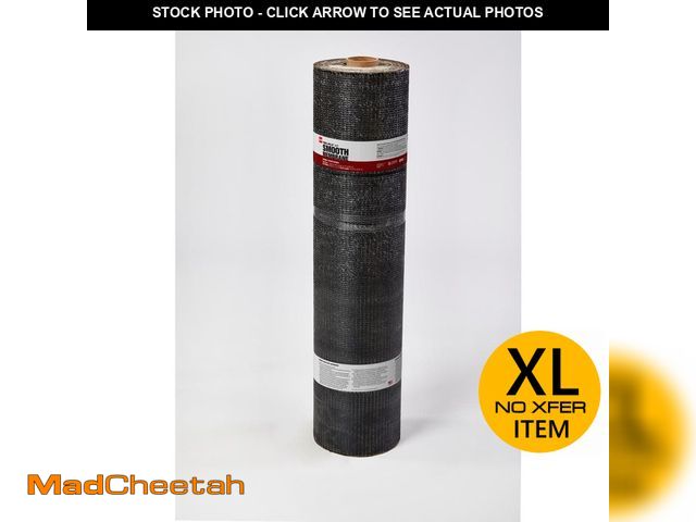 Lot 74-14074211 - Tri-Ply APP Smooth Modified Bitumen 3 ft. x 33 ft. (100 sq. ft. net) Membrane Roll for Low Slope Roo...