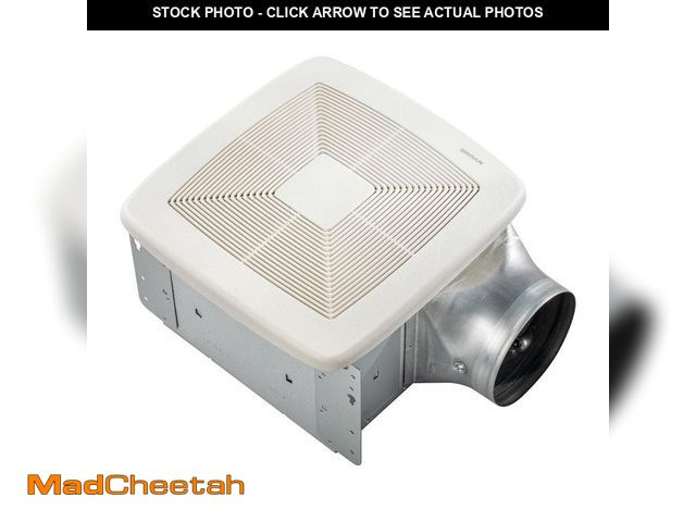 Lot 74-14362553 - Broan-NuTone QTXE Series 80 CFM Ceiling Bathroom Exhaust Fan White ENERGY STAR - UNUSED