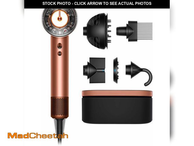 Lot 74-13582296 - Dyson Supersonic Nural Hair Dryer, No Heat Damage, 5 Intelligent attachments with Diffuser &amp; Sty...