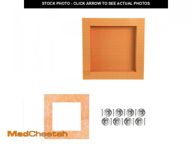 Lot 74-12531014 - Schluter Kerdi-Board-SN Shower Niche with Frame 12 in. W x 12 in. L x 0.5 in. T Underlayment for Til...