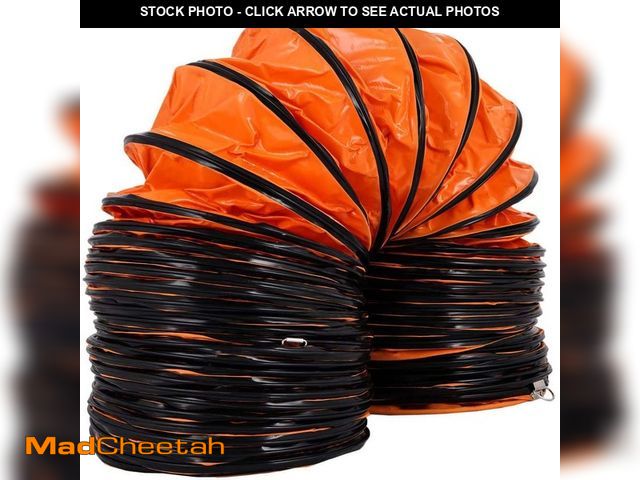 Lot 74-13002563 - VEVOR Duct Hosing 32 ft. Length Flexible Ducting Hose PVC 12 in. for Utility Blower Ventilation Fan ...
