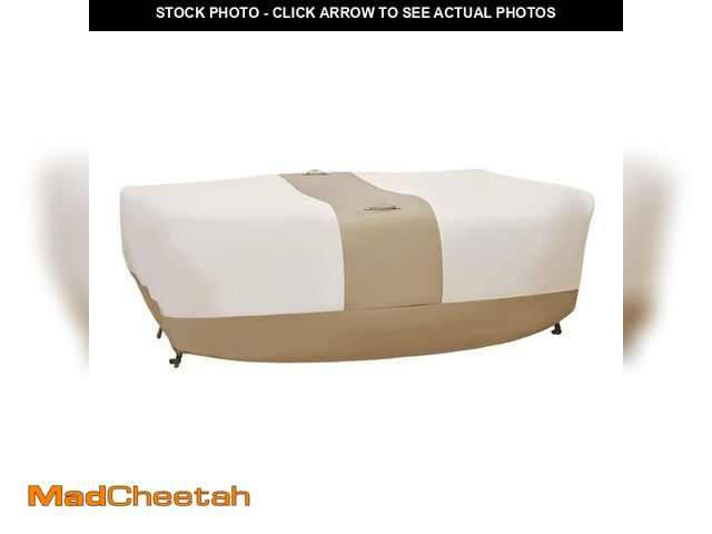 Lot 74-14242884 - *DIRTY* Chat Set Outdoor Patio Cover *DIRTY*  - USED