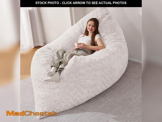 Lot 74-12514269 - HABUTWAY 4 in 1 Bean Bag Chair, Giant Memory Foam Filling Bean Bag Sofa, Adult Bean Bag Chair, Machi...