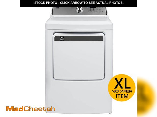 Lot 74-12920478 - *SCUFFED* KENMORE 7.0 cu. ft. vented Front Load Gas Dryer in White with Wrinkle Guard, Energy Saver,...
