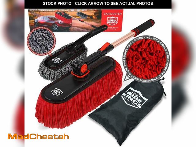 Lot 74-13964939 - RIDE KINGS Car Duster Exterior Scratch Free,Car Dust Brush with Extendable Telescoping Handle to Rem...