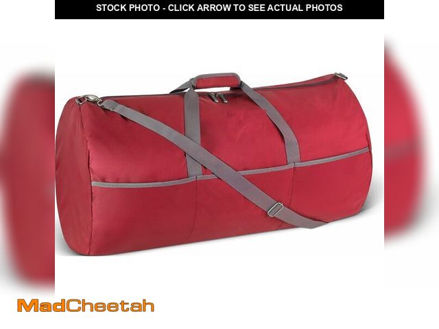 Lot 74-14380151 - Essentials Extra Large Foldable Nylon Duffel Bag for Travel/Storage with Zippered Pockets, 32.4", 15...
