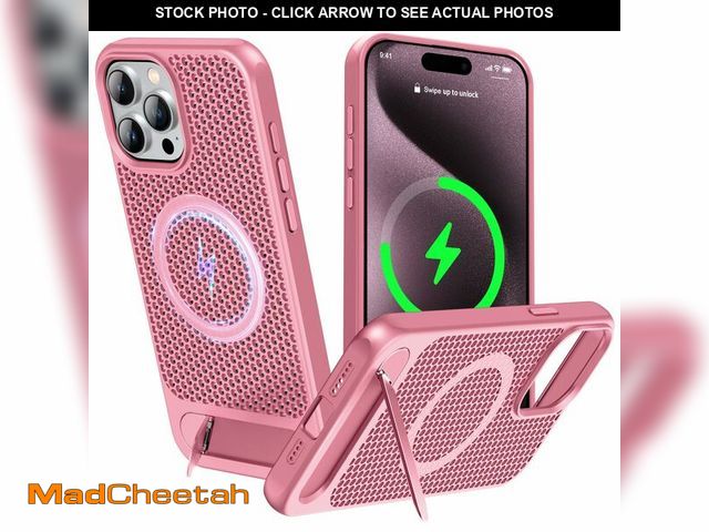 Lot 74-14387391 - ZHOGTNEG for Magnetic Heat Dissipation case for iPhone 15 Pro Max,for MagSafe,Coolingf Drop Protecti...
