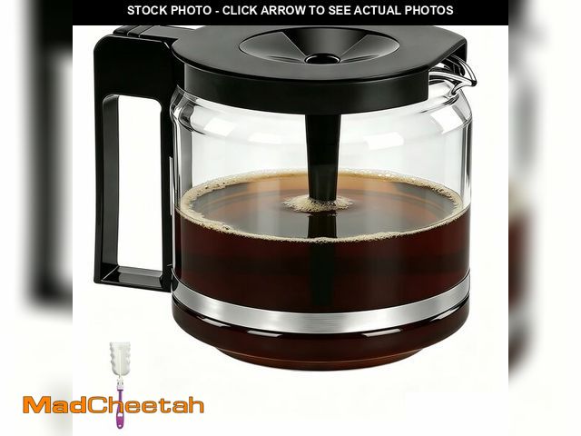 Lot 74-14265562 - Carafe Replacement for Technivorm 89830 1.25L Glass Carafe, 10Cup/40oz Coffee Pot Compatible with Mo...