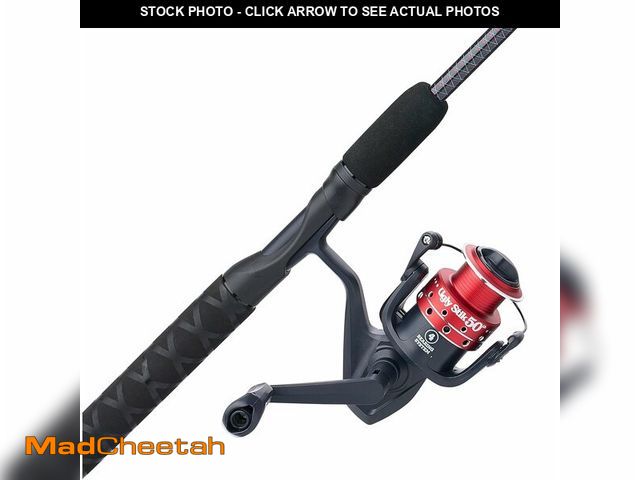 Lot 74-14582165 - Ugly Stik 50th Anniversary Spinning Reel and Fishing Combo, 6'6", 2-Piece, Medium Power Rod, Strong ...