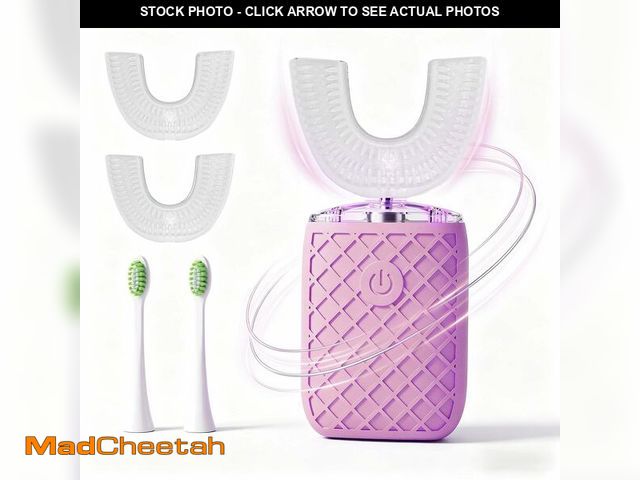 Lot 74-14341822 - yeklike Sonic Electric U Shaped Toothbrush for Adults, Automatic Full Mouth Cleaning Toothbrush, 360...