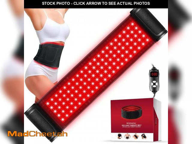Lot 74-12120132 - Red Light Therapy for Body, Infrared Light Therapy for Shoulder Waist Muscle Pain Relief, Upgraded 3...