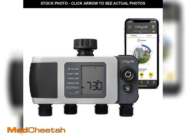 Lot 74-14468395 - Orbit B-hyve XD Bluetooth 4-Outlet Hose Watering Timer Sprinkler Timer 24634 - UNUSED