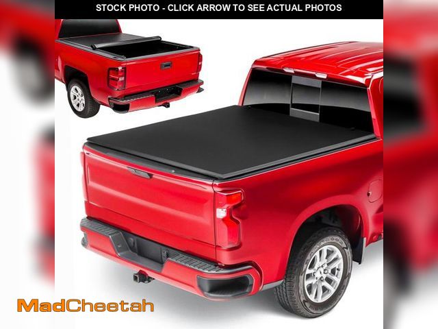 Lot 74-12489064 - Soft Roll Up Truck Bed Tonneau Cover Fits for Dodge Dakota 5 Feet (60") 2000 2001 2002 2003 2004, fo...