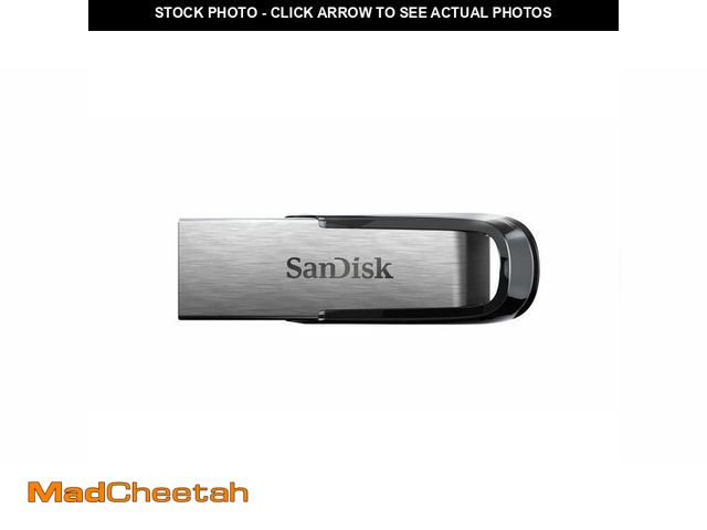 Lot 74-13548061 - SanDisk 128GB Ultra Flair USB 3.0 Flash Drive - SDCZ73-128G-G46, black - UNUSED