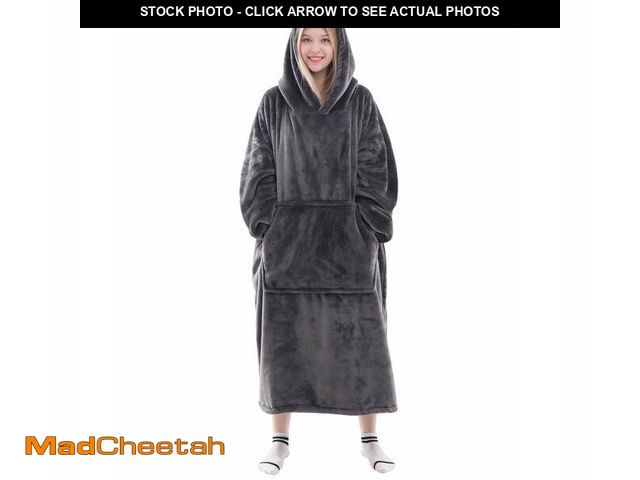 Lot 74-13576259 - Waitu Wearable Blanket Sweatshirt Gifts for Women and Men, Warm and Cozy Giant Blanket Hoodie, Thick...