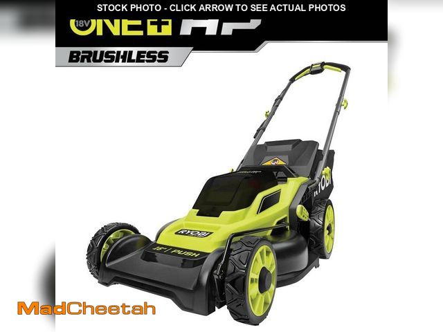 Lot 74-12582432 - RYOBI ONE+ HP 18V Brushless 16 in. Cordless Battery Walk Behind Push Lawn Mower (Tool Only) - UNUSED