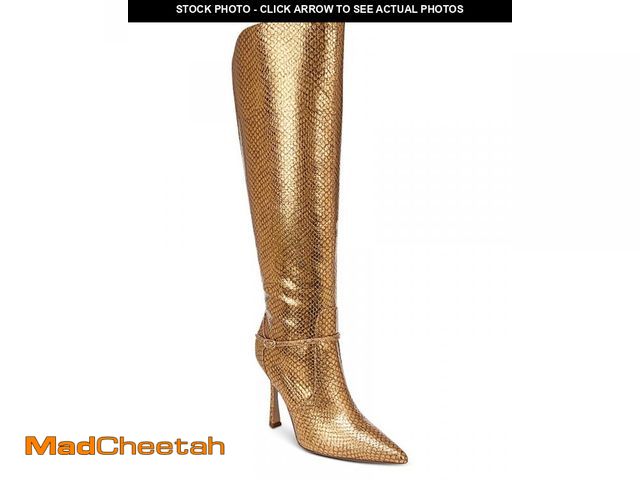 Lot 74-12148452 - Sam Edelman Elia Women's Boots Medallion Gold Snake : 7.5 M, Leather - UNUSED