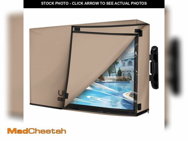 Lot 74-14154138 - ULTCOVER Waterproof Outdoor TV Cover with Clear Front Flap for 46-49 inch Outside Flat Screen Televi...