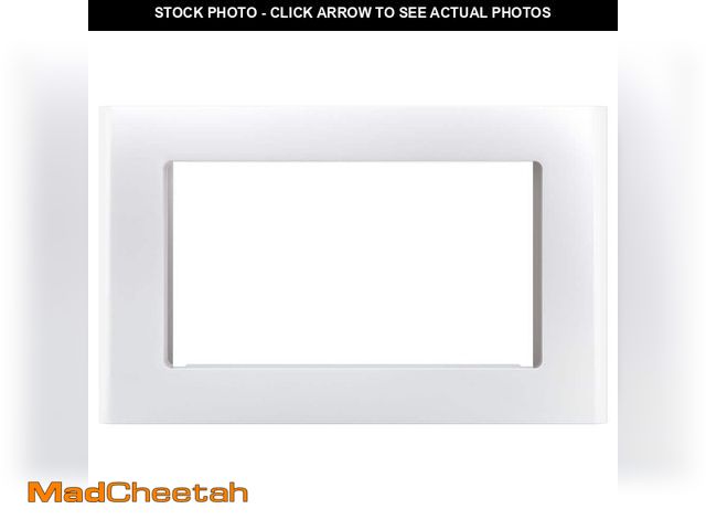 Lot 74-14373671 - (MISSING ALL HARDWARE) Cafe Microwave Optional 30 in. Built-In Trim Kit in Matte White, Fingerprint ...