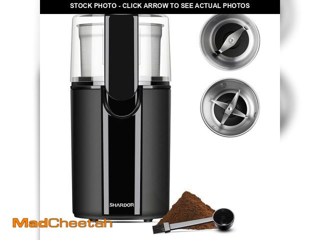 Lot 74-12607425 - SHARDOR Coffee Grinder Electric, Spice, Herb, Grinder for Coffee Bean Spices and Seeds with 2 Remova...