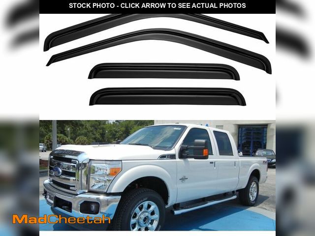 Lot 74-13041060 - Window Visors Rain Guards for 1999-2016 Ford F250 F350 F450 F550 Super Duty, Out-Channel Window Vent...