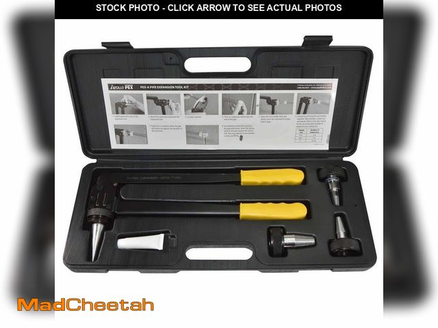 Lot 74-12557777 - Apollo PEX-A Expansion Tool Kit with 1/2 in., 3/4 in. and 1 in. Expander Heads - UNUSED