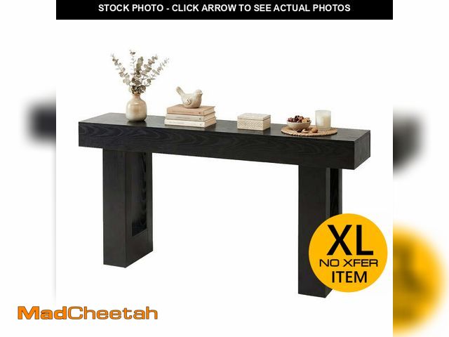 Lot 74-13818831 - CONCETTA 63-inch Long Console Table, Wooden Farmhouse Sofa Table Behind Couch, Entryway for Hallway,...